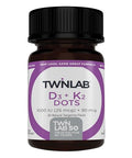 Twinlab Vitamin D3 1000 + K2 Dots Bone and Heart Health Immune Support 25 mcg 60 Tablets 1000 IU