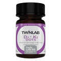 Twinlab Vitamin D3 1000 + K2 Dots Bone and Heart Health Immune Support 25 mcg 60 Tablets 1000 IU