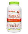 NutriBiotic Ascorbic Acid Vitamin C Powder Pharmaceutical Grade LAscorbic Acid 2000 Mg Per Serving Essential Immune and Antioxidant Collagen Support Supplement Vegan Gluten and GMO 16 Oz