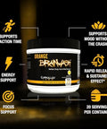 Controlled Labs Orange Brainwash Powder Enhanced Energy And Focus 20 Servings Brainnootropic Helps Increase Stamina And Endurance