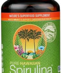 Pure Hawaiian Spirulina Powder Natural Premium Spirulina From Hawaii Vegan Nongmo Immunity Support Superfood Supplement & Natural Multivitamin 5 Ounce