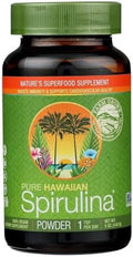 Pure Hawaiian Spirulina Powder Natural Premium Spirulina From Hawaii Vegan Nongmo Immunity Support Superfood Supplement & Natural Multivitamin 5 Ounce