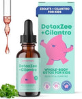 JoySpring DetoxZee Cilantro and Magnesium Citrate and Glycinate Liquid Drops for Kids