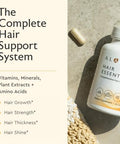 Alaya Hair Essentials Hair Supplement with Biotin Keratin Folate Vitamin B12 B6 Lab Tested Gluten Free 30 Day Supply