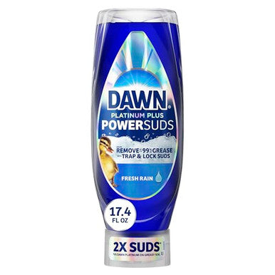 Dawn Platinum Plus Powersuds Liquid Dish Soap 17.4 Oz. Ez-Squeeze Bottle