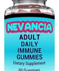 Adult Daily Immune Gummies With Elderberry, Vitamin C, Zinc, Immune Support, Skin Health, Antioxidant Support, Elderberry Flavor, For Men & Women, 60 Gummies, 30-Day Supply