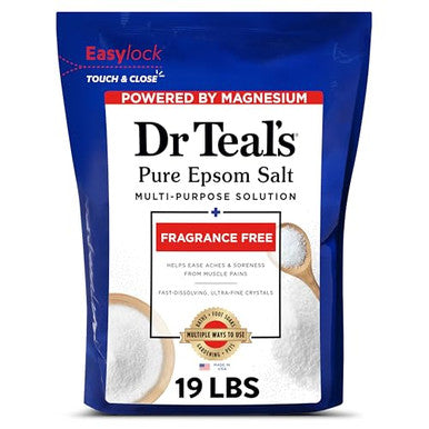 Dr Teal'S Pure Epsom Salt Bulk Magnesium Sulfate UspFragrance 19 Lbs
