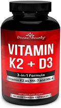 Divine Bounty Vitamin K2 With D3 & Men'S Multivitamin Bundle