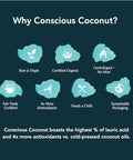 Conscious Coconut Travel-Ready Coconut Oil Tube (3.4 oz) ÃƒÂ¢Ã¢â€šÂ¬Ã¢â‚¬Å“ Organic, Fair Trade, Raw & Centrifuged | TSA-Approved Multipurpose Skin Care