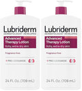 Lubriderm Advanced Therapy Moisturizing Lotion With Vitamins E And B5, Deep Hydration For Extra Dry Skin, Non-Greasy Formula, 24 Fl. Oz (Pack Of 2)