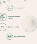 Micro Ingredients Pure Vitamin C Powder 2.2Lbs (1Kg) Unflavored Ascorbic Acid Supplements Vitamins For Women and Men NonGmo Gluten