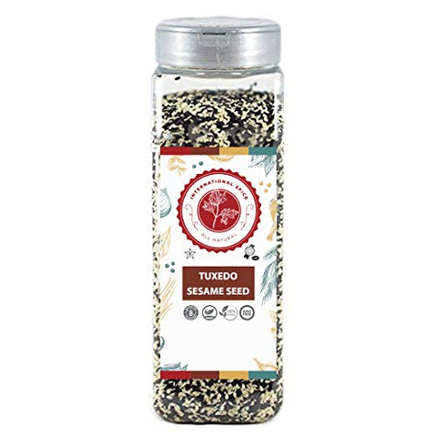 Tuxedo Sesame Seeds Mix 16oz - Black Sesame Seeds - White Sesame Seeds - Sesame Seeds Bulk ÃƒÂ¢Ã¢â€šÂ¬Ã¢â‚¬Å“ Bulk Spices
