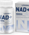 Pure Liposomal Nad+ Supplement 1000Mg, High Nad Potency, High Absorption, Boost Energy And Dna Repair, Aging Defense And Brain Function 120 Softgels