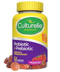 Culturelle Daily Probiotic Gummies For Women & Men Berry Flavor 52 Count Naturally-Sourced Daily Probiotic Prebiotic For Digestive Health Non-Gmo & Vegan