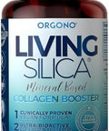 Living Silica Orgono Mineralbased Collagen Booster Capsules Silicabased Supports Collagen & Elastin For Joint & Bone Support Glowing Skin Strong Hair & Nails 60 Capsules