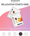 Barker Wellness Co Magnesium Relax Gummies Advanced Stress & Muscle Tension Relief Promotes Calm & Relaxation With Reishi Mushroom & Chamomile Vegan Sugar Tropical Mango 60 Gummies