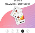 Barker Wellness Co Magnesium Relax Gummies Advanced Stress & Muscle Tension Relief Promotes Calm & Relaxation With Reishi Mushroom & Chamomile Vegan Sugar Tropical Mango 60 Gummies
