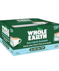 Whole Earth Zero Calorie Stevia, Monk Fruit & Allulose Sweetener Packets, Zero Calorie Sugar Substitute, Keto-Friendly, Non-GMO, No Erythritol, Erythritol-Free, Pouch, 400 Count