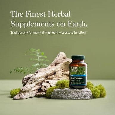 Gaia Herbs Saw Palmetto Supports Healthy Prostate Function For Men Contains Saw Palmetto And Sunflower Seed Lecithin To Support Men'S Health 60 Vegan Liquid Phytocapsules (30Day Supply)