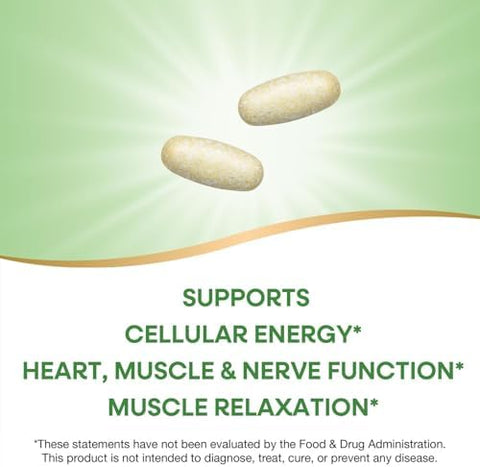 NatureS Way Krebs Magnesium Potassium Complex Cellular Energy Support With Magnesium Lysinate and Malate And Potassium Citrate Vegan Gluten and Dairy 120 Tablets (Packaging May Vary)