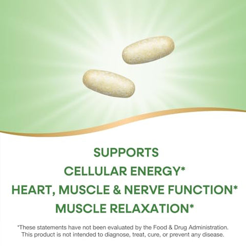 Nature'S Way Krebs Magnesium Potassium Complex Cellular Energy Support With Magnesium Lysinate & Malate And Potassium Citrate Vegan Gluten & Dairy Free 120 Tablets (Packaging May Vary)