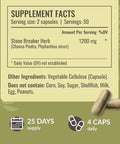 Herbamama Stone Breaker And Iodine Kit - Bundle Of 1200 Mg Stone Breaker Capsules & Potassium Iodine Gummies - Vegan Non-Gmo Gelatin- - 2 Pack