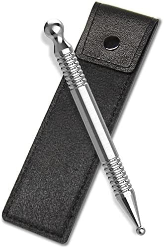 Melonsun Tmj Acupuncture Pen Stainless Steel Acupressure Tool For Jaw Clenching & Jaw Pain Relief Trigger Point Massage Pen For Face Neck & Shoulder