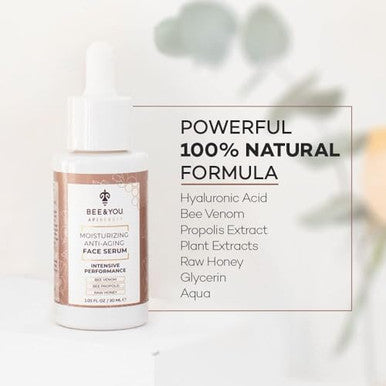 Bee And You Vitamin C Face Serum Moisturizing Anti Aging Reduce The Appearance Of Dark Spots Glow Up Skin Brightener With Propolis Vitamin E & Ferulic Acid ÃƒÂ¢Ã¢â€šÂ¬Ã¢â‚¬Å“ 1 Fl Oz