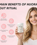 Kxvude Nuora Gut Health Capsules With Berberine Gut Biofilm Probiotic Ritual 90 Capsule
