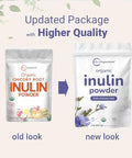 Micro Ingredients Organic Inulin Fiber Powder 2Lb Natural Prebiotic To Support Digestive & Gut Health Soluble Easily Digestible Unflavored Vegan