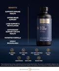 Quicksilver Scientific Liposomal Ultra Vitamin Liquid Multivitamin and Antioxidant Supplement for Energy Liver Health and Brain Support Bioactive B Complex Vitamin C D E and K (100ml)