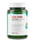 Farmstay Cica Farm Recovery Ampoule 8.45 Fl Oz/ 250Ml Hydrating Calming Gel Ampoule With Vitamin Capsules