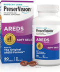Preservision Areds Eye Vitamins #1 Eye Doctor Recommended Brand Multivitamin With Copper Vitamin A C & E Zinc Supplements 120 Softgels