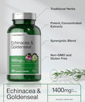 Horbaach Echinacea Goldenseal Supplement 300 Capsules