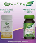 Nature'S Way Zinc Lozenges With Vitamin C & Echinacea, Immune Support, 23 Mg Of Zinc & 100 Mg Of Vitamin C Per Serving, Wild Berry Flavored, 60 Lozenges (Packaging May Vary)