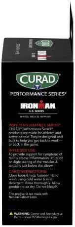 Curad Performance Series Ironman Elbow Support Dual Wrap-Around Strap Universal 1 Each