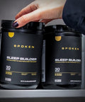 Spoken Nutrition Sleep Builder Melatonin Free Sleep Powder 3 Forms Of Magnesium Cherry Flavor 30 Servings Nighttime Recovery & Relaxation Support