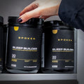 Spoken Nutrition Sleep Builder Melatonin Free Sleep Powder 3 Forms Of Magnesium Cherry Flavor 30 Servings Nighttime Recovery & Relaxation Support