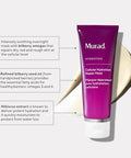 Murad Cellular Hydration Barrier Repair Mask - Hydrating Face Mask Formulated With Bilberry Omegas Hibiscus Extract And Canadian Willowherb Visibly Repairs Dry Red And Rough Skin - 2.7 Fl Oz