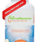 Nervereverse Nutrition For Nerves Nervereverse Neuropathy Support Formulaalpha Lipoic Acid 600Mgextra Strength Benfotiamine B12 B9 B6 And D3 Nerve Energy And Metabolism Supportvegan60 Capsulesone Month