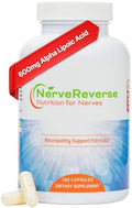 Nervereverse Nutrition For Nerves Nervereverse Neuropathy Support Formulaalpha Lipoic Acid 600Mgextra Strength Benfotiamine B12 B9 B6 And D3 Nerve Energy And Metabolism Supportvegan60 Capsulesone Month