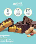 No Sugar Joybar Collagen Bar Chocolate Peanut Butter 0G Sugar 14G Protein Nourish Inside & Out Low Calorie High Protein Snack Supports Skin Hair Nails & Joint Health 12 Pack