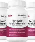 Fairhaven Health Fertilaid For Women Prenatal Vitamin Fertility Supplements For Women Conception For Her With Vitex And Folate Support Cycle Regularity And Ovulation 90 Capsules