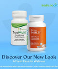 Truemulti Plant Based Daily Adult Multivitamins (30 Veggie Capsules) One A Day Vitamins - Daily Vitamin For Men And Women - Soy Free, Non-Gmo, Gluten Free