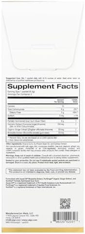 California Gold Nutrition Prebiotic Fiber Plus Turmeric Extract Organic Ginger Extract And Boswellia Extract 3 Packets 0.22 Oz (6.3 G) Each