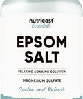 Nutricost Essentials Pure Epsom Salt 8 Lbs (100% Pure Magnesium Sulfate) Relaxing Soaking Solution