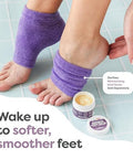Zentoes Natural Foot Balm Hydrating Cream For Dry Cracked Heels & Feet Enriched With Coconut Tea Tree Jojoba & Vitamin E Oils Soothes & Softens Rough Skin 2Oz