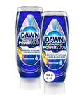 Dawn Platinum Plus Powersuds Ez-Squeeze Dish Soap Liquid Dishwashing Liquid Grease Removal Upside Down Bottle Fresh Rain Scent 2X17.4 Fl Oz Bundle