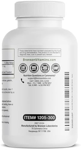 Bronson Milk Thistle 1000 Mg Silybum Marianum Antioxidant & Liver Health Support - Non-Gmo 300 Capsules