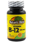 NAT B Vitamin B12 TB 100MCG 100